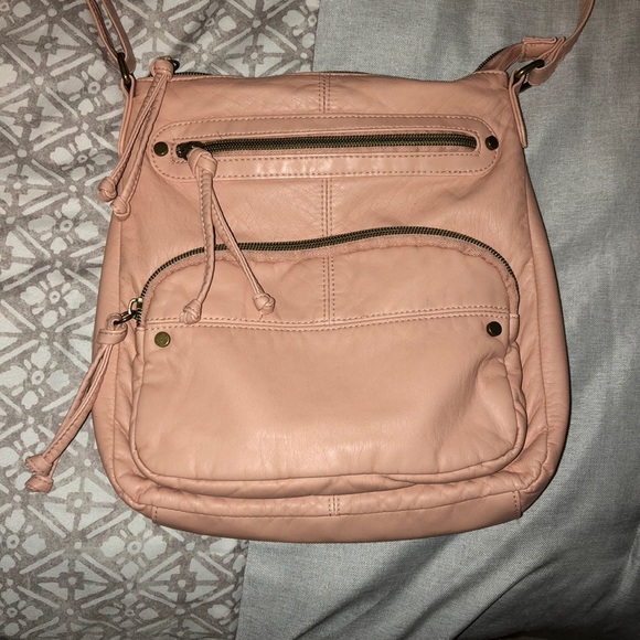 Peach/Coral Cross Body Purse - Picture 1 of 3